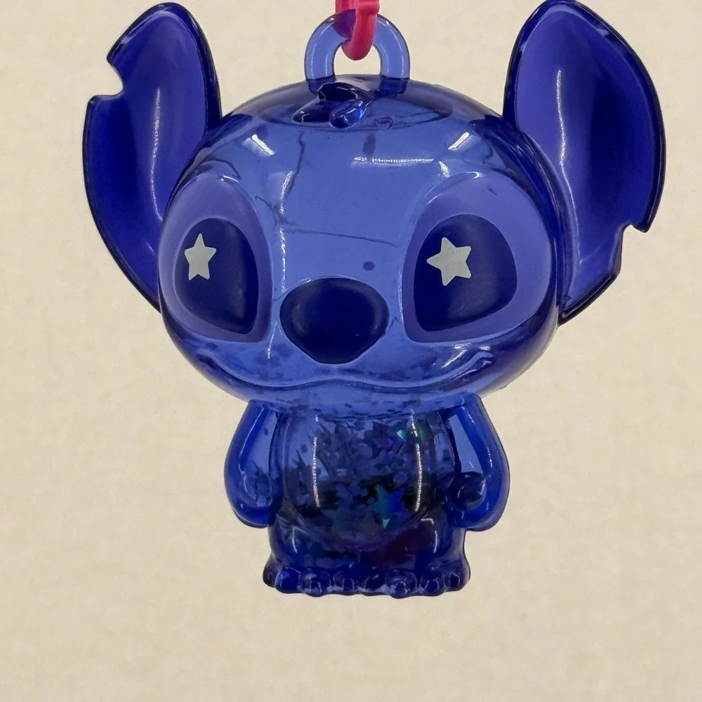 Stitch Key Chain with glitter inside (set of 4)